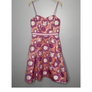 Floral Pink and Purple Dress